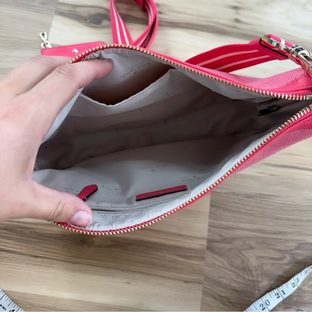 Kate Spade Vibrant Pink Crossbody Bag with Coin Pouch - Picture 10 of 14